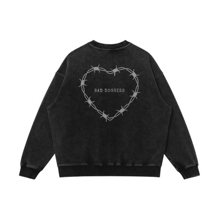 Crewneck - Love Dogs, Not People 🐕 pas cheres