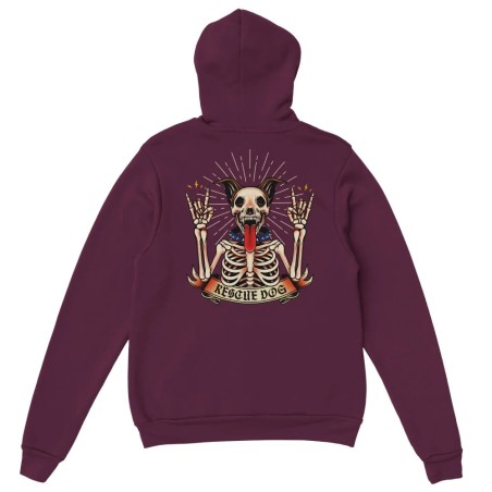 Hoodie Rescue Dog Skeleton basket pas cher