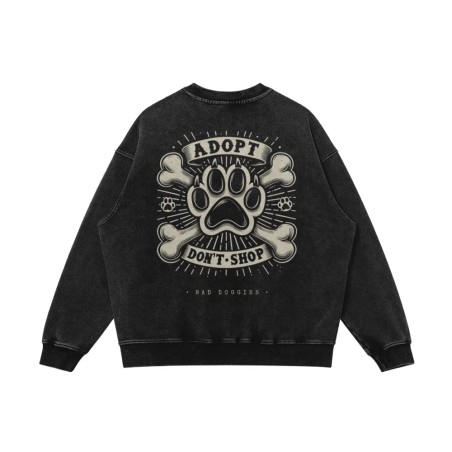 Crewneck - Adopt Don't Shop 🐾 Amélioration de cerveau avec