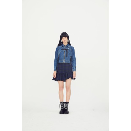 FUNCTIONAL DENIM SHORT JACKET acheter