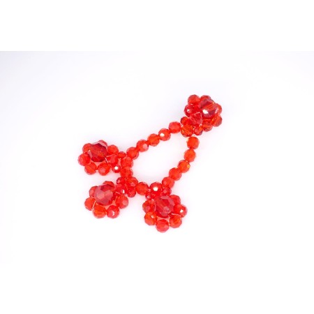 RED/GREEN CRYSTAL EARRINGS shop