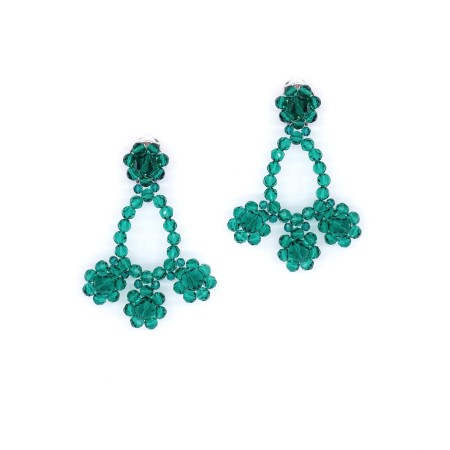 RED/GREEN CRYSTAL EARRINGS shop