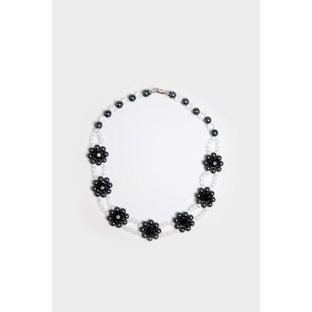 BLACK FLORAL NECKLACE Vous souhaitez 