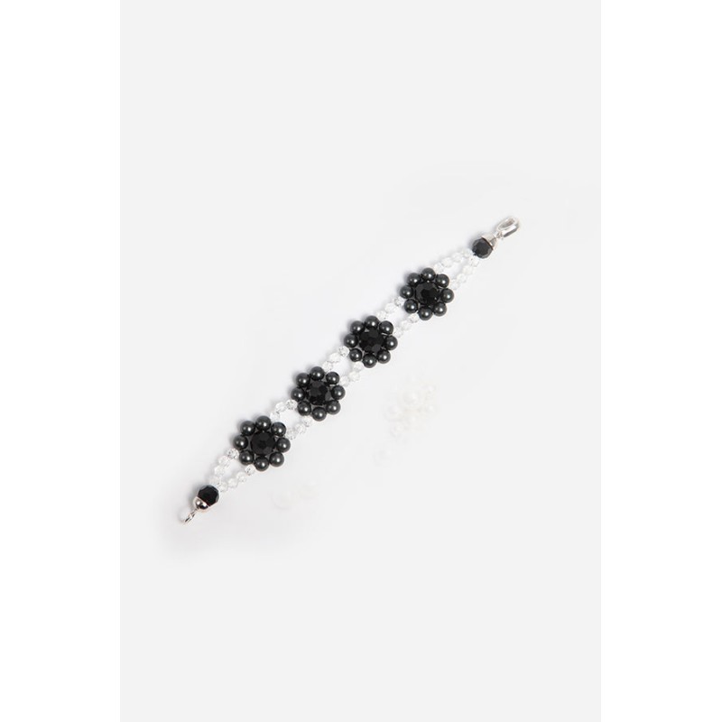 BLACK CRYSTAL BRACELET destockage