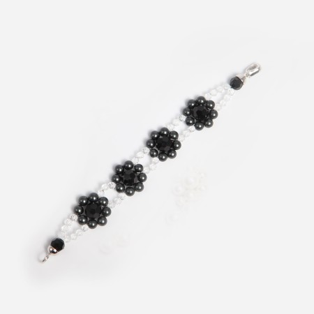 BLACK CRYSTAL BRACELET destockage