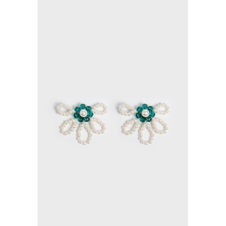 SMALL SUNFLOWER EARRINGS (THREE COLORS) la chaussure