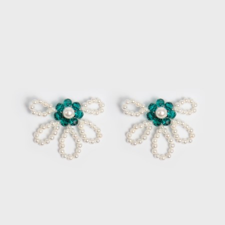 SMALL SUNFLOWER EARRINGS (THREE COLORS) la chaussure