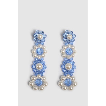 LONG BLUE EARRINGS les ligaments