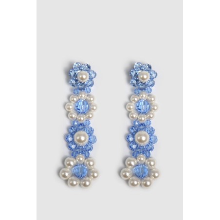 LONG BLUE EARRINGS les ligaments