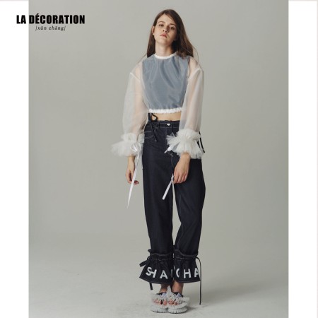 SPRING/SUMMER ORGANZA LOTUS TOP sur le site 