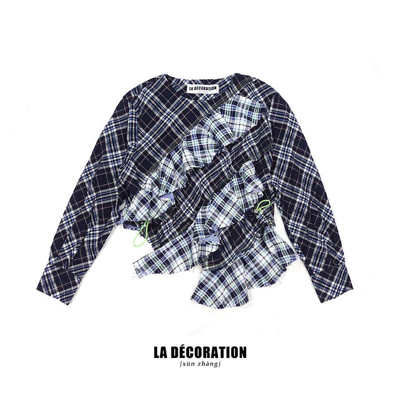 BLUE TARTAN SHIRT ou a consommer sur place