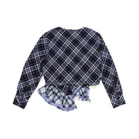 BLUE TARTAN SHIRT ou a consommer sur place