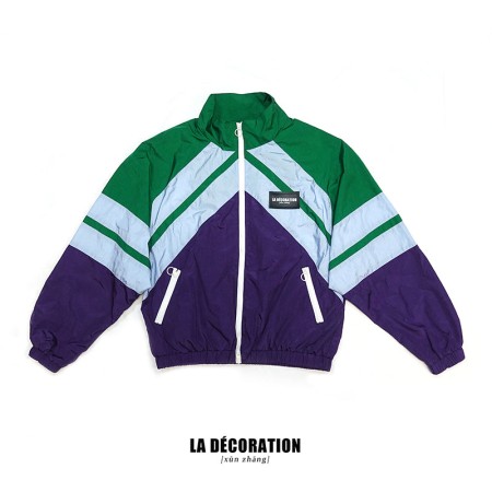 GREEN AND PURPLE JACKET Venez acheter