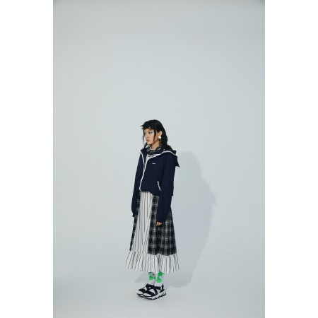 SAILOR COLLAR JACKET en linge