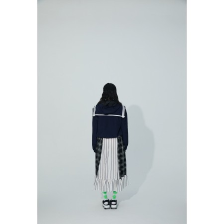 SAILOR COLLAR JACKET en linge