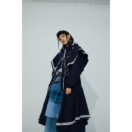 OVER-SHOULDER TRENCH COAT basket pas cher