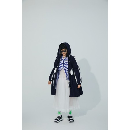 OUTDOOR OVERSIZE HOODED TRENCH COAT en ligne des produits 