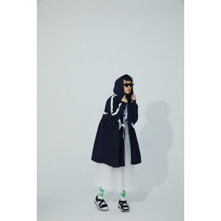 OUTDOOR OVERSIZE HOODED TRENCH COAT en ligne des produits 