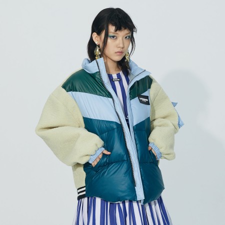 PATCHWORK DOWN-FILLED JACKET prix