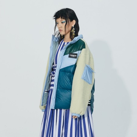 PATCHWORK DOWN-FILLED JACKET prix