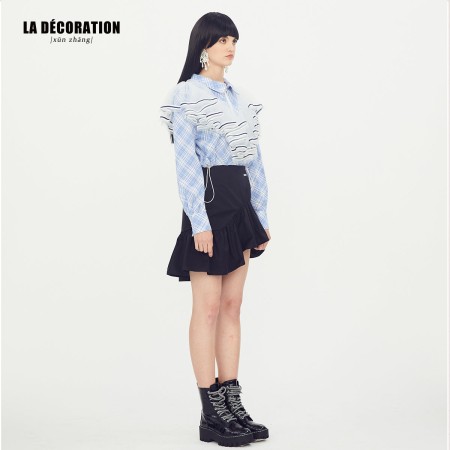 LACE-TRIMMED SHIRT En savoir plus