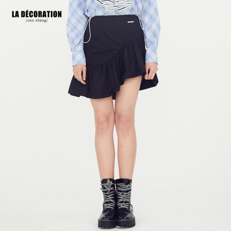 BLACK SKIRT WITH RUFFLES votre