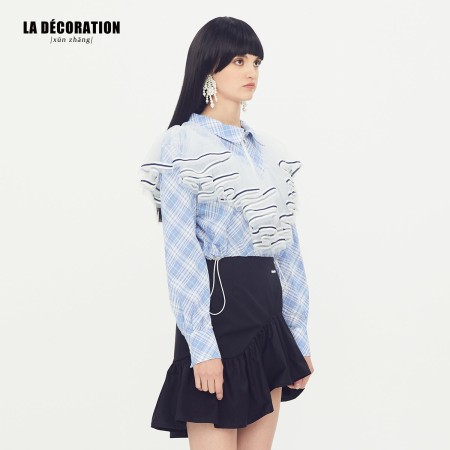 LACE-TRIMMED SHIRT En savoir plus