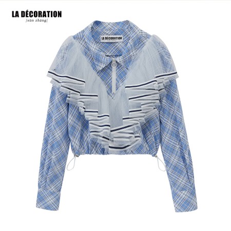 LACE-TRIMMED SHIRT En savoir plus