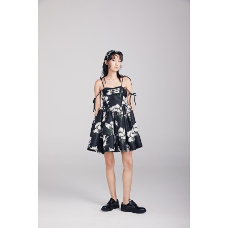 JACQUARD SUSPENDER DRESS Voir les baskets