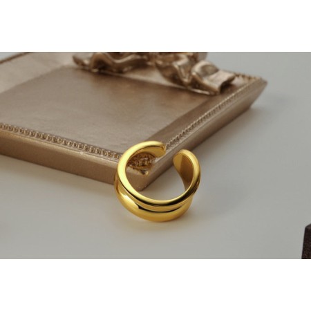 WHITE GOLD/ 18K GOLD CHIC RING l'achat 