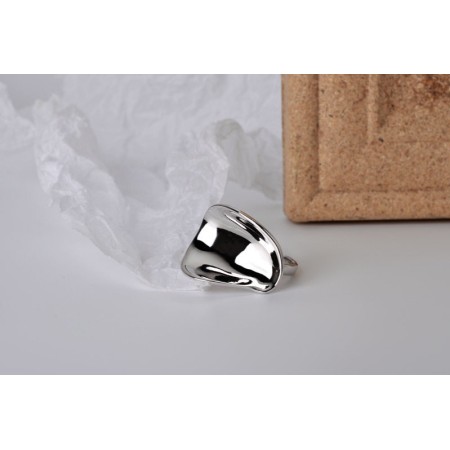 WHITE GOLD/ 18K GOLD MINIMALIST RING Les êtres humains sont 