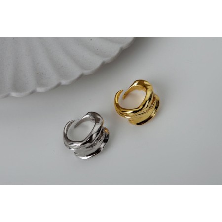 WHITE GOLD/ 18K GOLD MORDEN RING l'évolution des habitudes 