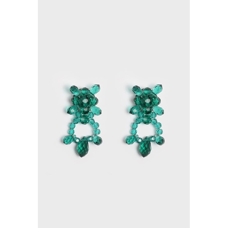 GREEN EARRINGS soldes