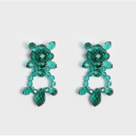 GREEN EARRINGS soldes