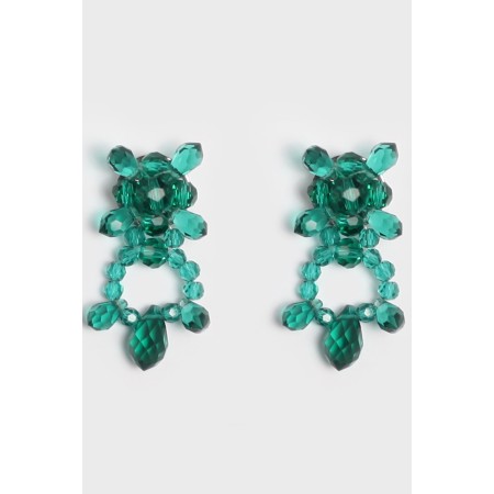 GREEN EARRINGS la livraison gratuite