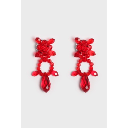 RED EARRINGS pas cher chine