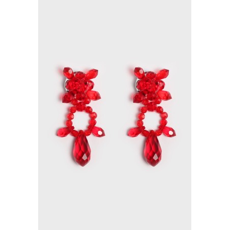 RED EARRINGS pas cher chine