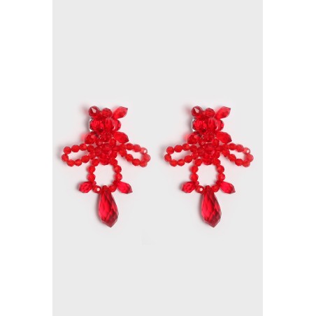 RED EARRINGS pas cher