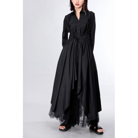 IRREGULAR CUT DRESS (TWO COLORS) store