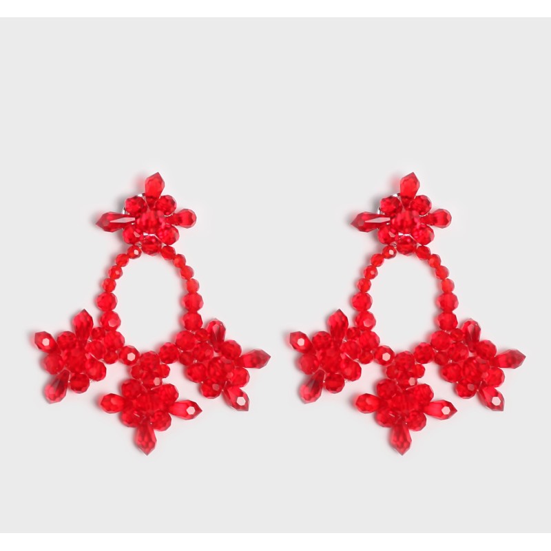 RED EARRINGS vente chaude votre 