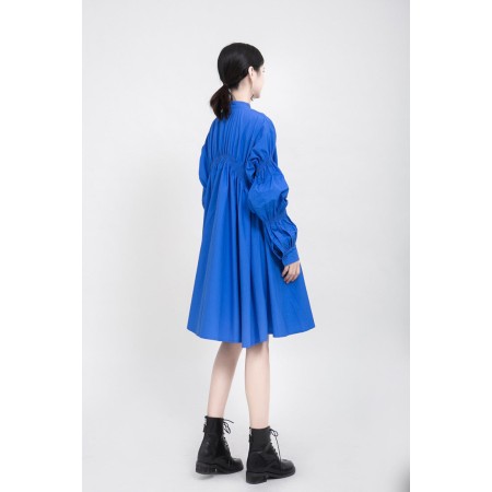 PLEATED SHIRT DRESS (FIVES COLORS) Dans la société mordern