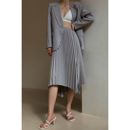 WOMEN'S SUIT THREE PIECE SET  WOMEN'S SUIT + PLEATED SKIRT + BELT chez Cornerstreet bien 