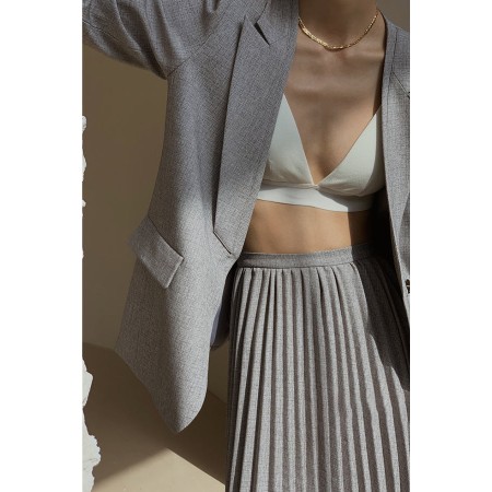 WOMEN'S SUIT THREE PIECE SET  WOMEN'S SUIT + PLEATED SKIRT + BELT chez Cornerstreet bien 