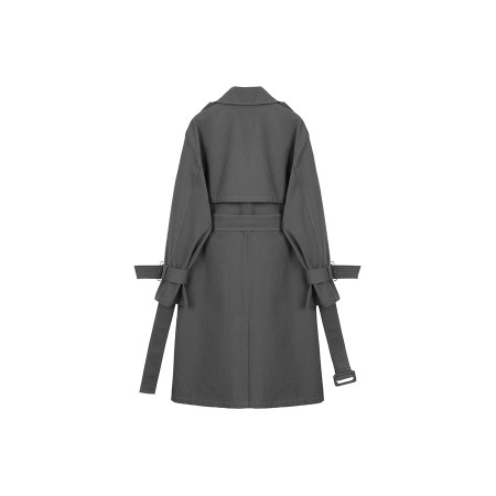 MID-LENGTH DOUBLE BREASTED TRENCH COAT vente chaude votre 