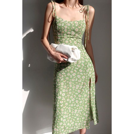 GREEN DAISY HALTER DRESS sélection de produits