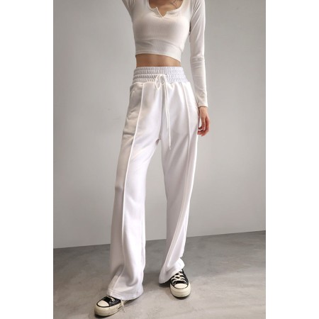 HIGH-WAISTED BAGGY SWEATPANTS ( 2 COLORS ) pour bénéficier 