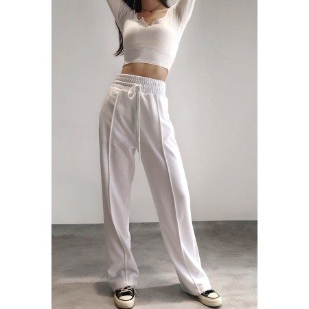 HIGH-WAISTED BAGGY SWEATPANTS ( 2 COLORS ) pour bénéficier 