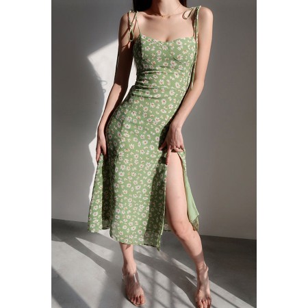 GREEN DAISY HALTER DRESS sélection de produits