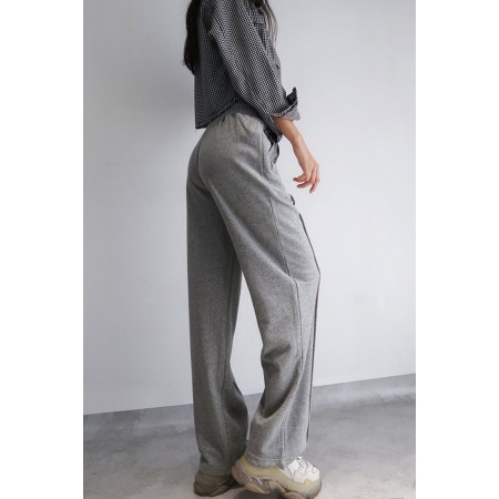 HIGH-WAISTED BAGGY SWEATPANTS ( 2 COLORS ) pour bénéficier 