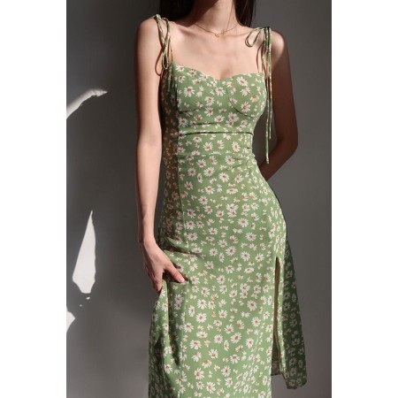 GREEN DAISY HALTER DRESS sélection de produits